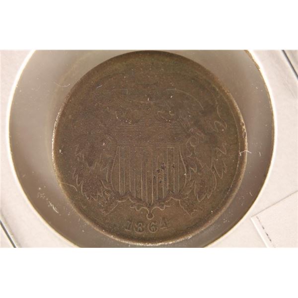 1864 US TWO CENT PIECE