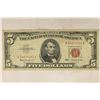 Image 1 : 1963 $5 US RED SEAL NOTE