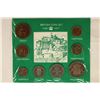BRITISH 8 COIN SET INCLUDES:  1967 HALF PENNY,