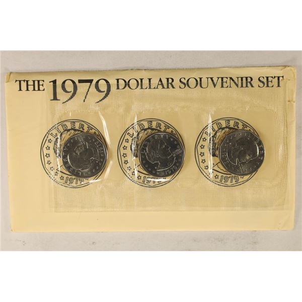 1979 SBA DOLLAR P/D/S SOUVENIR SET