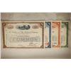 Image 2 : 4 ASSORTED VINTAGE RAILROAD STOCK CERTIFICATES