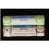 Image 1 : 2-$2 ROLLS OF BU 2005 P & D WESTWARD JOURNEY NICS