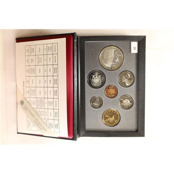 1995 CANADA DOUBLE DOLLAR PROOF SET "FOUNDING OF