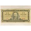 Image 1 : 1964 CUBA 1 PESO NOTE
