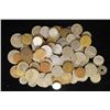 Image 1 : JUST UNDER 1 POUND MIXED LOT OF FOREIGN COINS