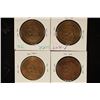 Image 2 : 1955,56,57 & 1959 MEXICO 50 CENTAVO UNC COINS