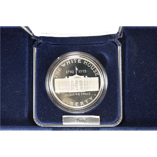 1992-W WHITE HOUSE PROOF SILVER $ 200TH