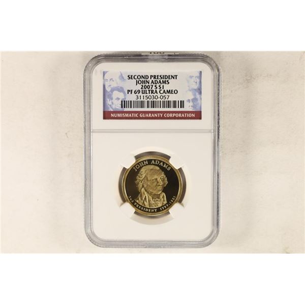 2007-S PRESIDENTIAL DOLLAR NGC PF69 ULTRA CAMEO