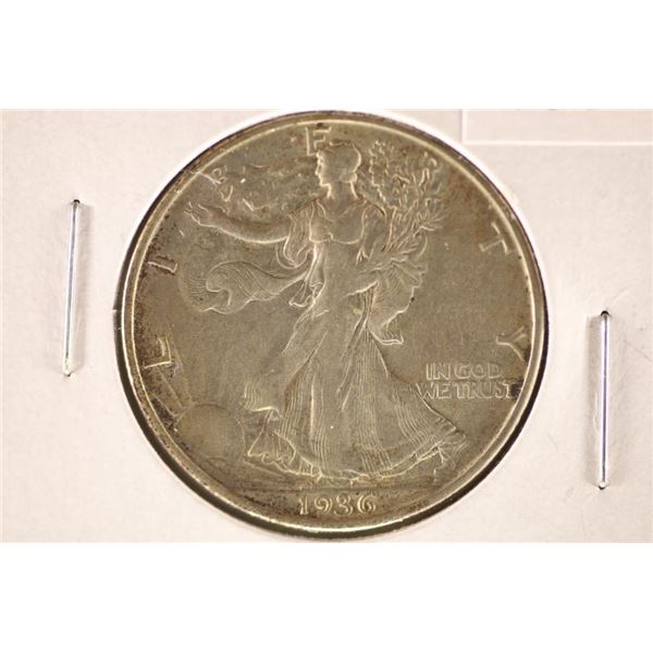 1936-D SILVER WALKING LIBERTY HALF DOLLAR