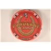 Image 2 : $5 CASINO CHIP (PONDERAY CASINO), BREMERTON, WA