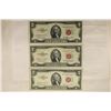 Image 1 : 1953, 1953-A & 1953-C $2 US RED SEAL NOTES