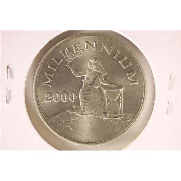 2000 REPUBLIC OF LIBERIA BU $10 COIN