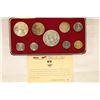 Image 1 : 1966 BAHAMA ISLANDS 9 COIN UNC SET WITH SILVER