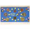 Image 1 : NETHERLANDS 8 COIN UNC EURO SET ON CARDBOARD