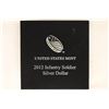 Image 3 : 2012-W INFANTRY SOLDIER PROOF SILVER $1 IN