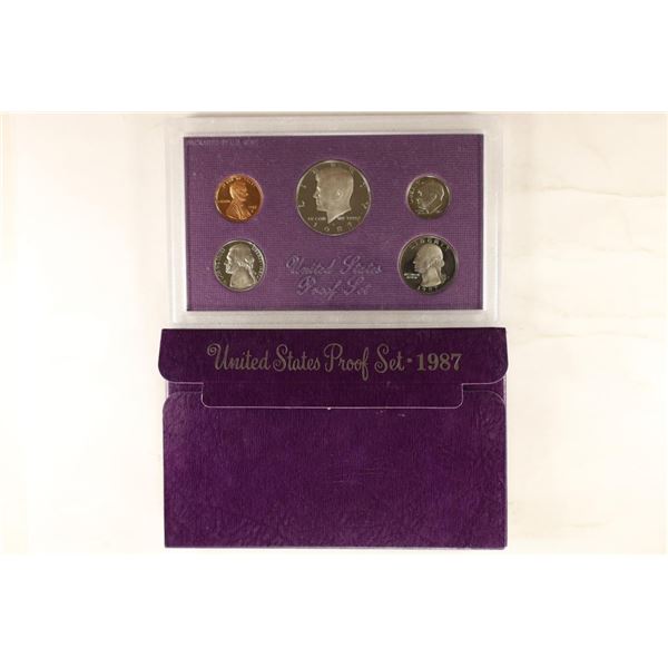 1987 US PROOF SET (WITH BOX)