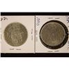 Image 2 : 1963 & 1966 SWEDEN SILVER KRONA'S .09 OZ. ASW