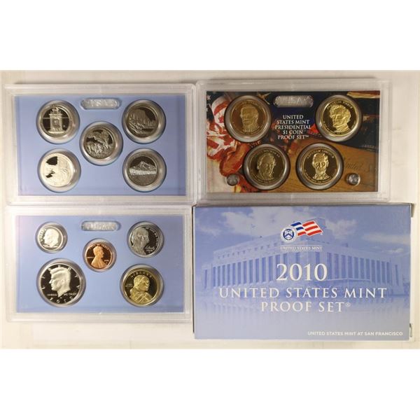 2010 US PROOF SET (WITH BOX) 14 PIECES