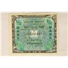 Image 1 : SERIES 1944 GERMANY 1/2 MARK MILITARY PAYMENT CERT