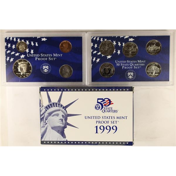 1999 US PROOF SET (WITH BOX)