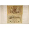 Image 1 : 2-1910 GERMAN 1000 MARK BANK NOTES