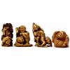 Image 1 : Japanese Netsuke 4 Pieces, All Signed  [154998]