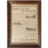 Image 1 : Lake Tahoe Emerald Bay Framed Real Estate Broadside [141537]