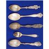 Image 1 : Victor and Cripple Creek Sterling Spoons, 5 [152904]