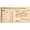 Image 1 : 1838 Receipt for Thomas Dawson's Fire-Proof Cotton Warehouse [153226]