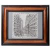 Image 1 : Petticoat Lane, Kansas City, Printed Cloth Handkerchief, Framed [153738]