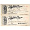 Image 1 : Rodefer National Glass Works Checks, 2 [155029]