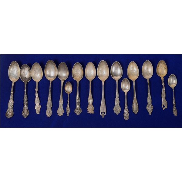 Oklahoma Sterling Spoon Collection, 16 [153003]