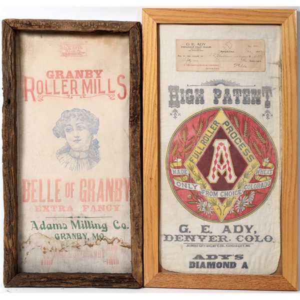 Framed Flour Sacks, 2 [153749]