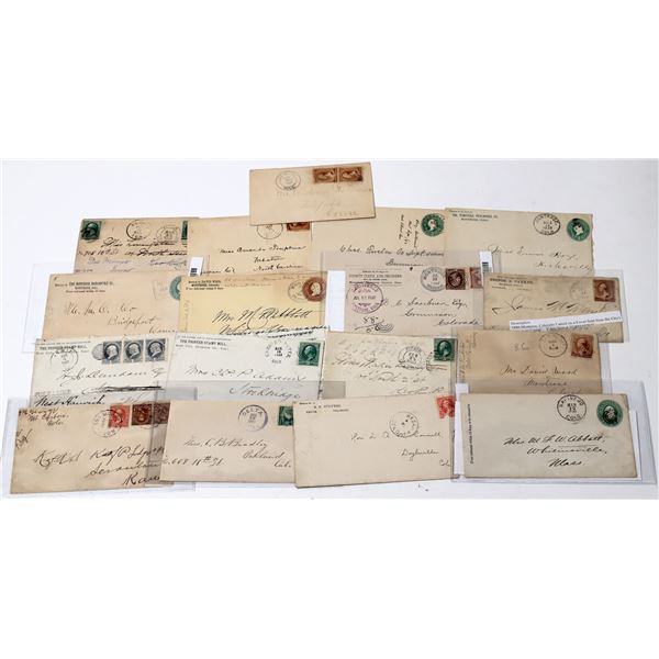 Gunnison County, Colorado Postal History Covers [155261]