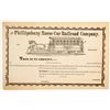 Image 1 : Phillipsburg Horse Car Railroad Co Stock [153207]