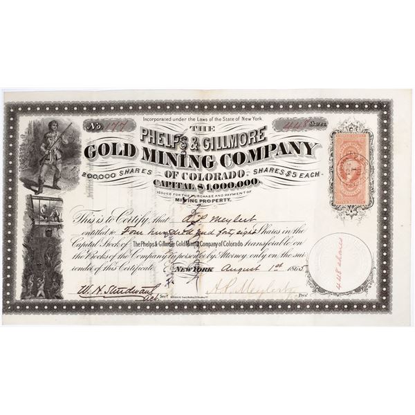 Phelps & Gillmore Gold Mining Co. of Colorado Stock [155313]