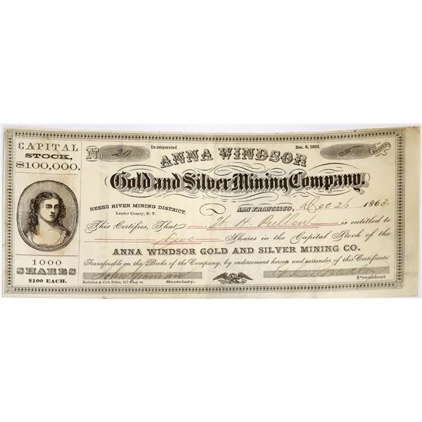 Anna Windsor G&S MC  Stock, reportedly worth $2,000 to $3,000 a ton [144356]