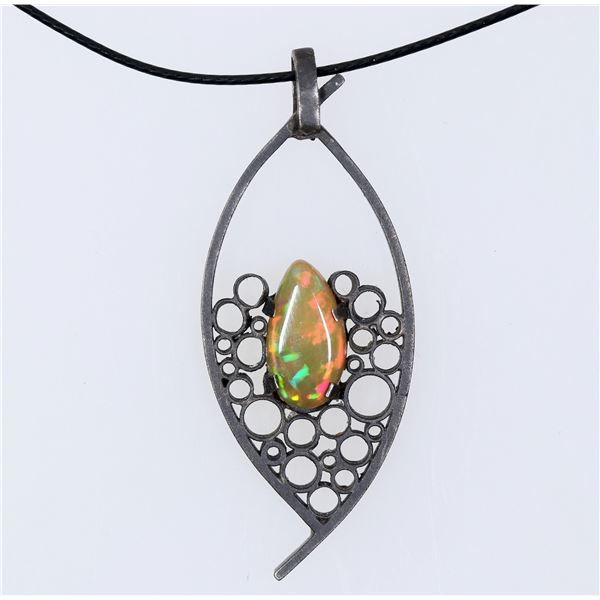 Green Fire Opal, Mounted [152856]