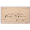 Image 1 : Rare Colorado Assayer Business Card; 1892 [154490]