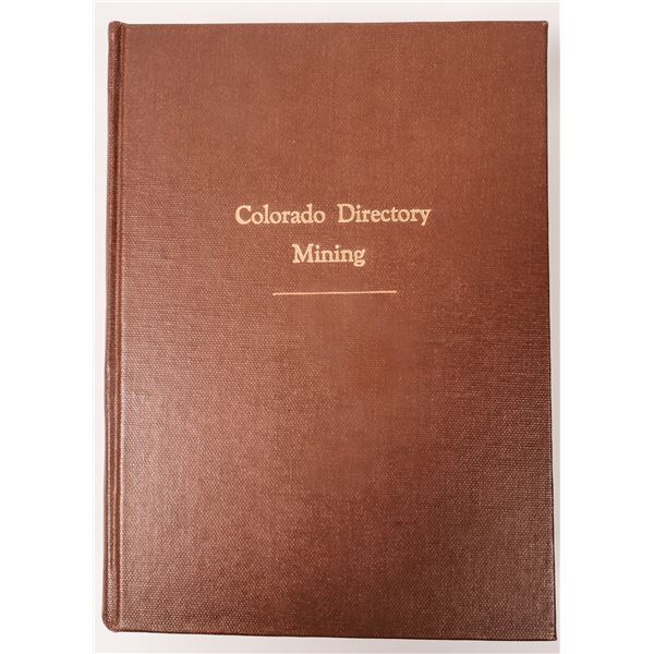 1883 Colorado Mining Directory (Reprint) [153035]