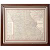 Image 1 : Framed Missouri Railroad Map [154441]