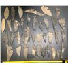 Image 1 : Faux? Corner Hafting Spear and Knife Knapped Flint Blades [154988]