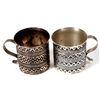 Image 2 : Pair of Sterling Baby Cups [154507]