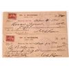 Image 1 : WC Rogers, Cherokee Chief, Signed Checks, 2 [153727]