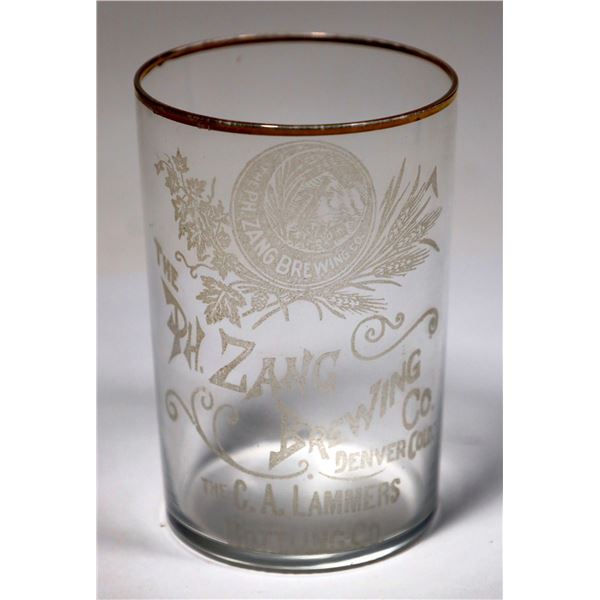 Ph. Zang Brewing Company Etched Beer Glass, Denver [153783]