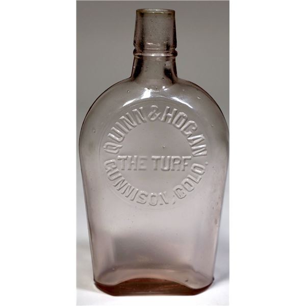 Quinn & Hogan, The Turf, Half Pint Flask, Gunnison -- Unlisted [153998]