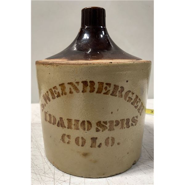 S. Weinberger Whiskey Jug, Idaho Springs [154940]