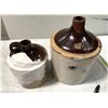 Image 2 : Two Damaged & Repaired Leadville Whiskey Jugs [154927]