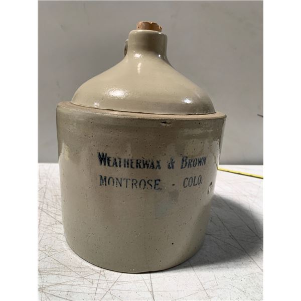 Weatherwax & Brown Whiskey Jug, Montrose [154918]