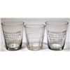 Image 1 : Pueblo Etched Shot Glass Trio [153803]